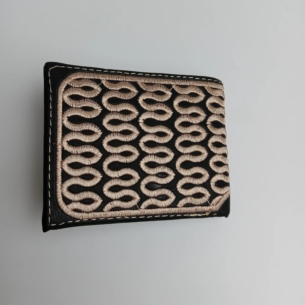 Men's‎ Western Wallet Genuine Leather Hand Crafted Bifold Cowboy Rodeo Wallet